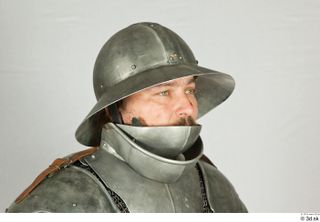  Photos Medieval Guard in mail armor 3 Medieval clothing Medieval soldier head helmet plate armor 0008.jpg